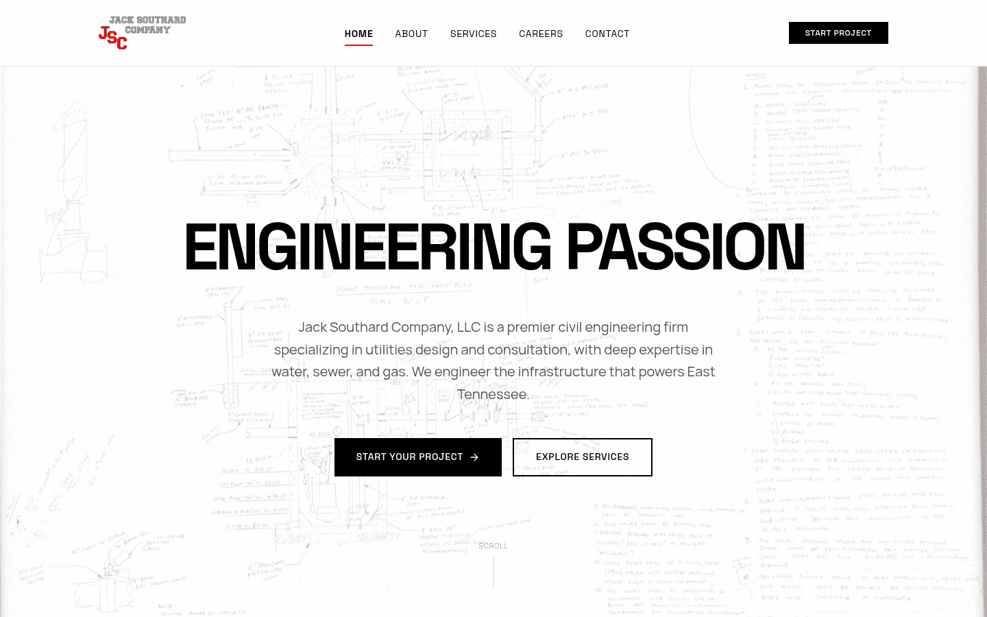 Jack Southard Company, LLC website screenshot