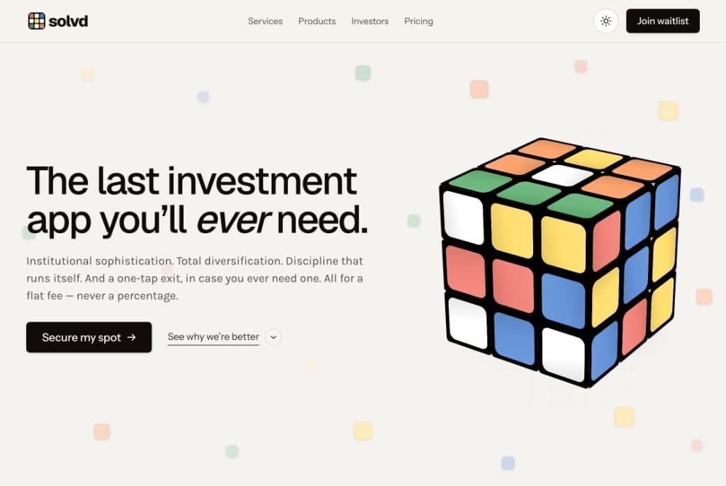 solvd website screenshot